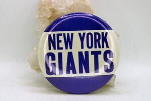 1940's-1950's MLB New York Giants Blue and White Pin Back Button